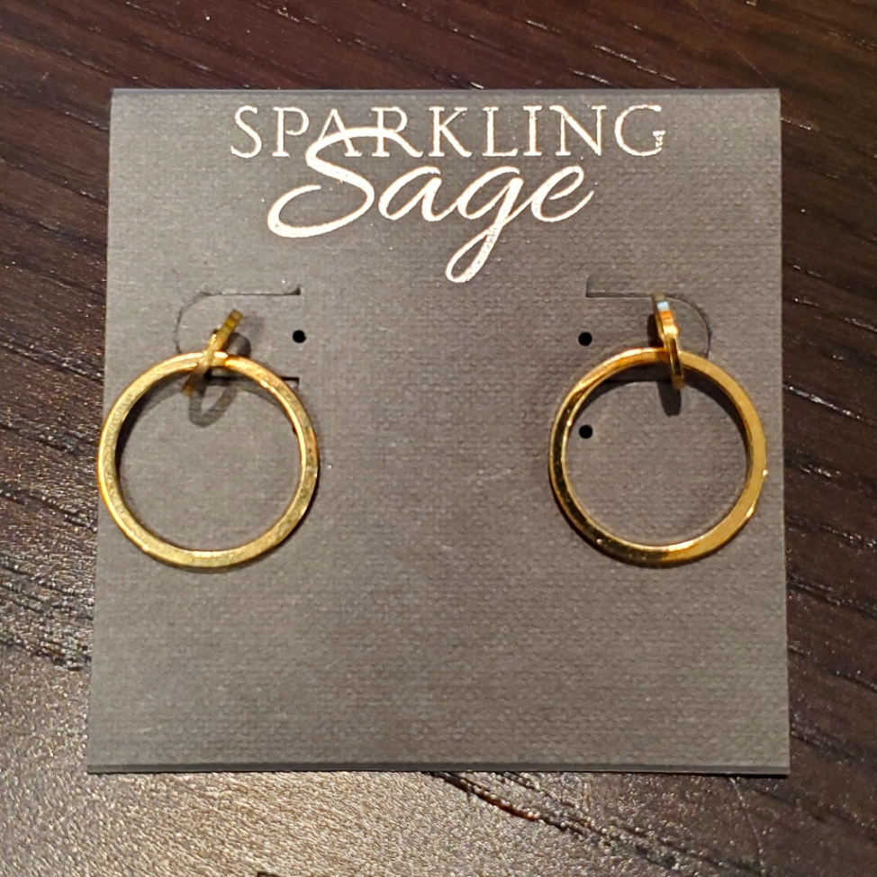 Sparkling Sage Earrings